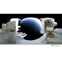 The test data which has been downlinked from SOLISS to KSAT ground station. Copyright JAXA/Sony CSL