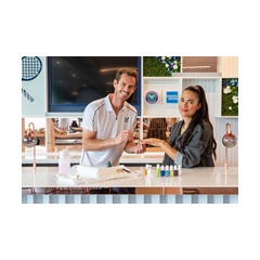 Andy Murray and Michelle Humphrey