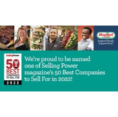 Hormel Foods Named to Selling Powers 50 Best Companies to Sell For List in 2022