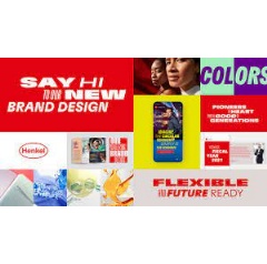 Relaunch of the Henkel brand: The new design combines flexibility, diversity and dynamism with simplicity and clarity.