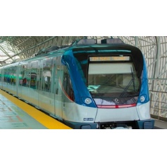 The 21 km viaduct line with the capacity to transport 16,000 passengers per hour in each direction and designed for a horizon-year capacity of more than 40,000 passengers per hour in one direction, has been operating successfully since April 2019