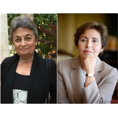 Left to right: Vidya Dehejia, G�lru Necipoğlu