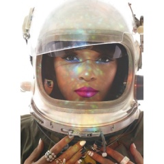 Janelle Monae in helmet by Martin Schoeller / August Images