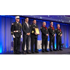 International Association of Fire Chiefs and Motorola Solutions recognize first responders for their courageous residential fire rescue