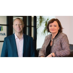 Jason Storah and Tracy Garrad