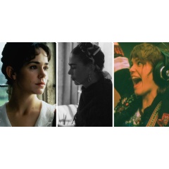 Left to right: Mansfield Park (1999); Frida (2024); Times Square (1980)