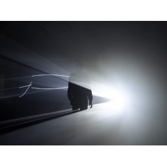 Anthony McCall, Solid Light Films and Other Works, 1971-2014. Installation view Eye Film Museum, Amsterdam 2014. Photo by Hans Wilschut. Courtesy of artist and Sprüth Magers Gallery.