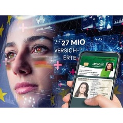 Digital identities: AOK commissions Telekom with implementation. � Bildnachweis: Deutsche Telekom/ iStock/metamorworks/Juanmonino/Nichanad Chitonnom/aureliano1704; Montage: Evelyn Ebert Meneses