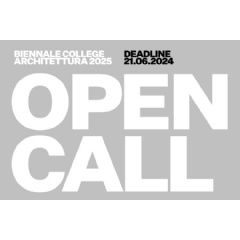 Biennale College Architettura 2025: international call for applications thumbnail