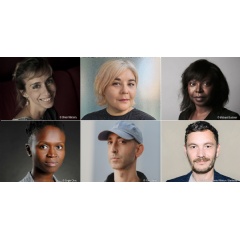 The new selection committee (clockwise from top left ): Mathilde Henrot, Jessica Kiang, Jacqueline Lyanga (chair), Michael St�tz (chair), Elad Samorzik, Jacqueline Nsiah