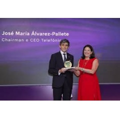 Jos� Mar�a �lvarez-Pallete, chairman & CEO of Telef�nica and Mar�a del Mar Fern�ndez-Palacios Carmona, ambassador and honorary president of the Spanish Chamber of Commerce