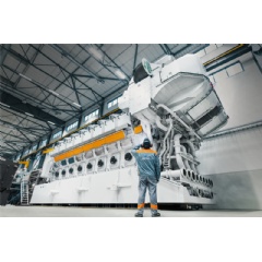 Wärtsilä launches its next generation 46TS engine, which is designed to balance renewable energy, provide highly efficient baseload power, and can run on sustainable fuels in future. © Wärtsilä
