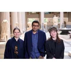 Image: (Left to right) Joy Harvey, Ibrahim Said, and Aspen Golann. Photo by Argenis Apolinario, Courtesy of The Met