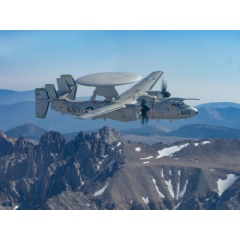 Northrop Grumman�s E-2D Advanced Hawkeye continuously outpaces evolving threats. (Photo Credit: Northrop Grumman)