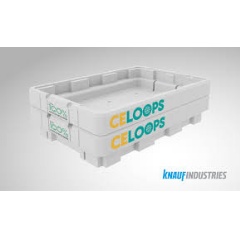 CELOOPS boxes with identical properties as boxes from conventional EPS
Photo: Knauf Industries