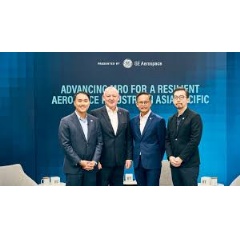 Attendees at the roundtable discussion about MRO advances in the Asia-Pacific region, sponsored by The Business Times in Singapore, (see complete caption below).