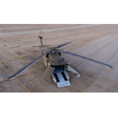By removing the cockpit, seats and crew stations, the Sikorsky S-70UAS™ U-Hawk™ helicopter becomes the first fully autonomous Black Hawk helicopter. Photo courtesy, Sikorsky, a Lockheed Martin company.