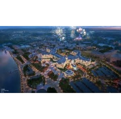 A rendering of the upcoming fourth themed hotel at Shanghai Disney Resort