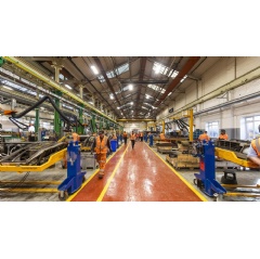 The new HVAC Area at Alstom’s Crewe Works (Credit – Scopic Productions)