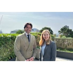 Primetals Technologies and Deutsche Bank have agreed on an environmental, social, and governance (ESG) initiative. Jeremy Hamon, Head of Group Finance at Primetals Technologies and Inge-Lise Mackaay, (see complete caption below)