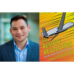 Caption:Scholar and military officer Erik Lin-Greenberg’s new book examines the evolving dynamics of military and state action centered around drones.
Credits:Credit: Gretchen Ertl, and courtesy of Cornell University Press