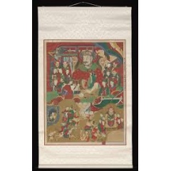 The Tenth King of Hell (1798), Joseon dynasty (13921910), Korea. Hanging scroll; ink and color on silk.