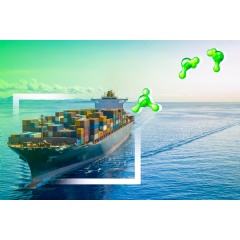 Caption:Because of the power density advantages of ammonia over renewables and batteries, Amogy is targeting power-hungry industries like maritime shipping, power generation, construction, and mining.
Credits:Image: MIT News; iStock