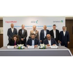 Representatives from ExxonMobil, Aramco and Samref came together at the signing ceremony