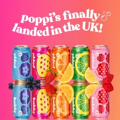 poppi Enters the UK with Five-Flavour Modern Soda Range