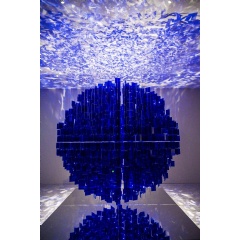 Julio Le Parc, Blue Sphere 2013. Tate. Lent by the Tate Americas Foundation, courtesy of the Latin American Acquisitions Committee 2023. � ADAGP, Paris and DACS, London 2025. Photo � Museum of Art Pudong