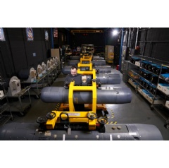 Manufactured in Rolling Meadows, Illinois, Northrop Grumman�s LITENING is an advanced Electro Optical/Infrared Targeting technology that provides aviators and ground forces a high-definition view of the battlespace (see complete caption below)