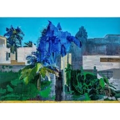 Hurvin Anderson, Hawksbill Bay, 2020. Tate: Lent by Tate Americas Foundation, courtesy of Mala Gaonkar 2023. © Hurvin Anderson. Courtesy the artist, Thomas Dane Gallery and VeneKlasen