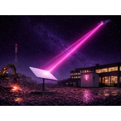 Telekom ensures reliable connectivity for business customers with Starlink satellite internet � even without fiber or mobile networks. � Deutsche Telekom, symbolic image, AI-generated