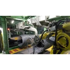 TrimRob autonomous coil trimming and sampling robot from Primetals Technologies.