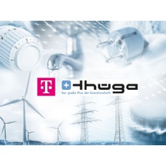 Through the framework agreement with Deutsche Telekom, Th�ga provides centralized and sovereign AI solutions. � Deutsche Telekom/ iStock/gopixa; Montage: Evelyn Ebert Meneses