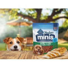 Blue Buffalo�s� Fan-Favorite BLUE Nudges� Treats Now in Minis This Summer