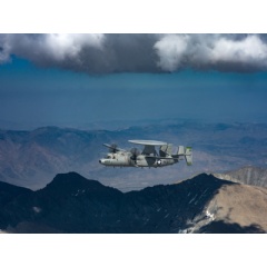 E-2D provides a 360-degree surveillance picture of thousands of targets over land and sea. (Photo Credit: Northrop Grumman)