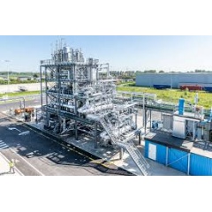 Photo: At chemical recycler BlueAlp, plastic from Woosh baby diapers is converted into a circular feedstock for new polymers.