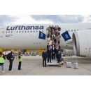Kicking off the soccer summer: Lufthansa flies the men�s national team to the U.S.