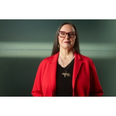 Caption:�I tell students, �Relationships are the task,�� Sonya Atalay says. �I know you want to get in there and carry out fieldwork, but the relationships are everything.�
Credits:Photo: Jared Charney