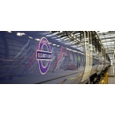 First of Alstom�s ten new Elizabeth line Aventra trains rolls off the production line in Derby, UK