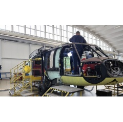 A Sikorsky FIREHAWK® helicopter begins production at PZL Mielec in Poland, June 2026. Photo courtesy PZL Mielec.