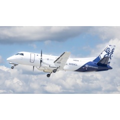 GE Aerospace�s modified Electrified Powertrain Flight Demonstration (EPFD) aircraft completed the world�s first high-altitude hybrid electric flight in May, as well as the first hybrid electric flight (see complete caption below)