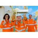 President Magda Chambriard leads a visit to the NS-42 drilling rig in the Equatorial Margin.