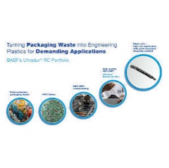 Ultradur® RC1 is based on recycled PET from post-consumer packaging waste and is designed for demanding automotive applications such as brackets, housings, and connectors. Photo: BASF