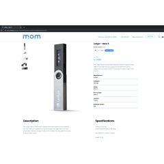 Ledger on MOM Marketplace
