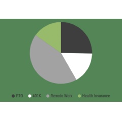 Most Desirable Benefits from eHires Tech Workforce Pulse Survey