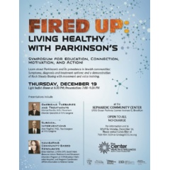 Fired Up: Living Healthy With Parkinson’s Disease