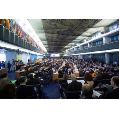 Opening Ceremony of the Second International Conference on Nutrition (ICN2), at FAO Headquarters in Rome, Italy. Photo: FAO/Giulio Napolitano