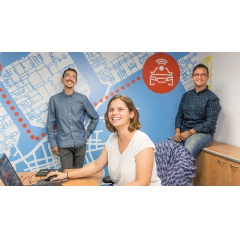 XPLORA team at the office in Israel